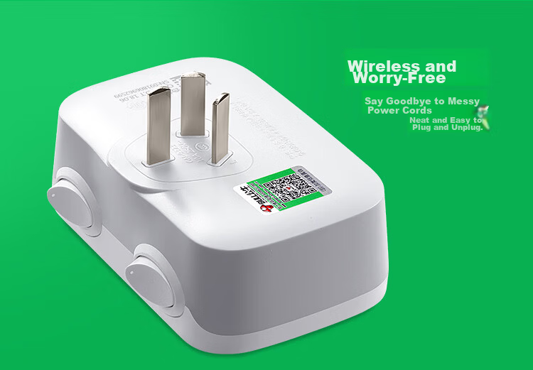 BULL Adapter Plug/One-to-Two Socket/Wireless Conversion Socket/Power Converter for Bedroom and Kitchen 2-Position Controlled Switch Socket GN-9323 2