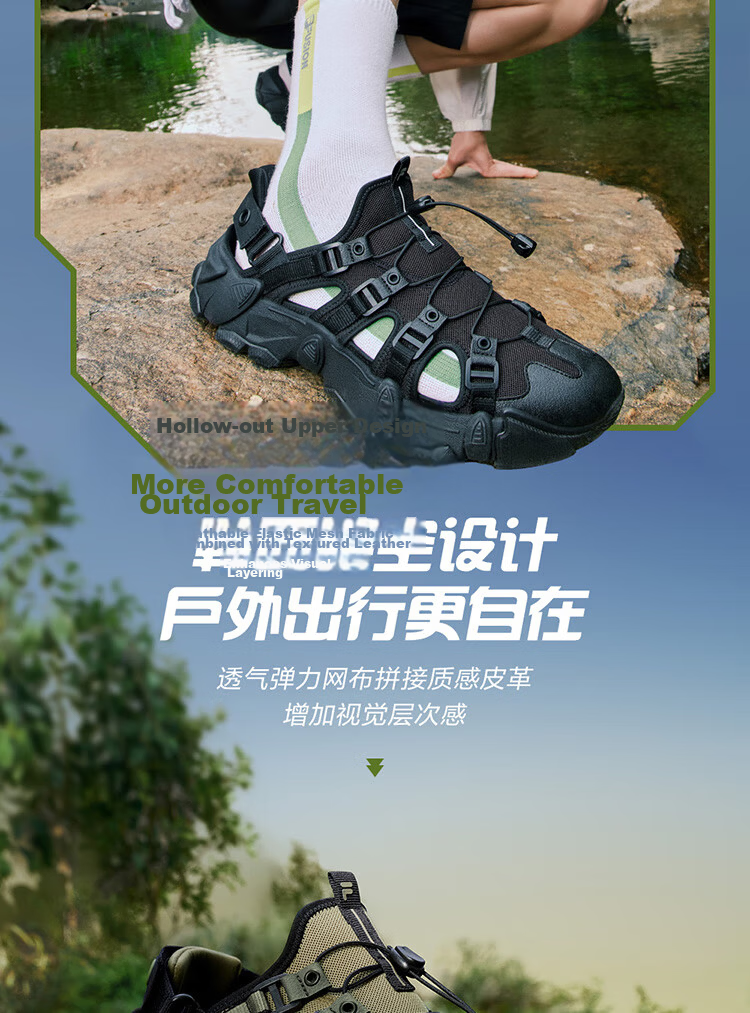 FILA FUSION Women's Breathable Mountain Casual Sports Sandals Summer Versatile 1