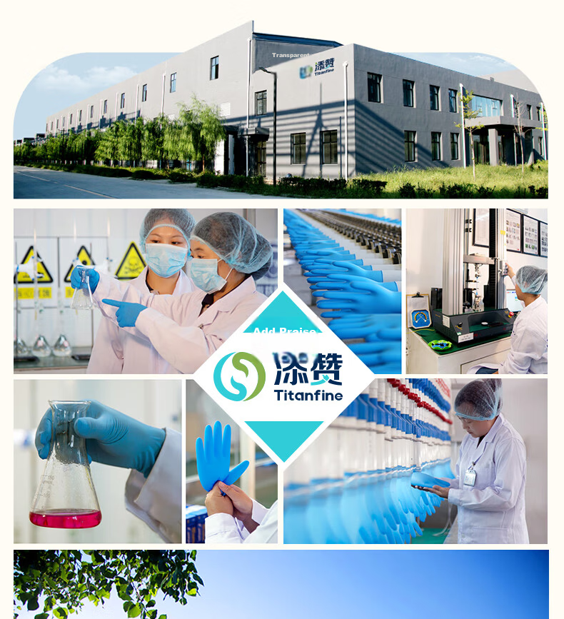 Titanfine Disposable Nitrile Gloves 30pcs L Size Household Dishwashing Food Grade Kitchen Cleaning Extended Cream Yellow 9