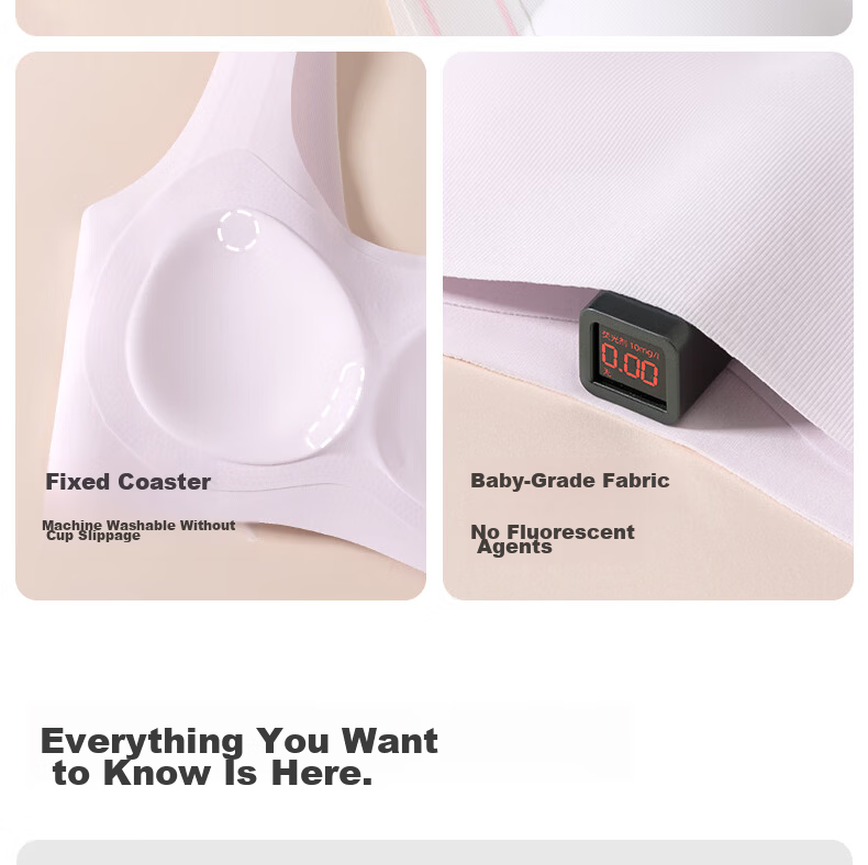 Meishianxuan High School Girls Sports Shockproof Fixed Cup Developmental Underwear Stage 2-3 Girls Vest 18