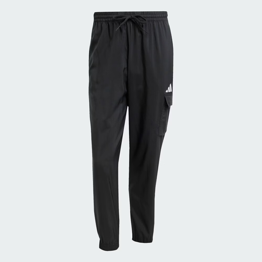 Adidas Black Sports Fashion Trendy Men's Casual Pants JF3538, Black, XL 5