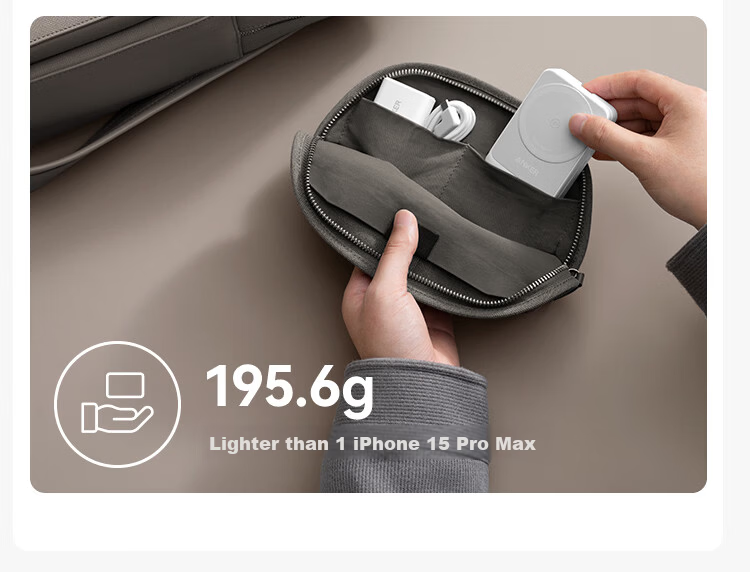 ANKER MagGo 3-in-1 15W Magnetic Wireless Charger Foldable for iPhone 17 Pro Max, Apple Watch, AirPods - White 18