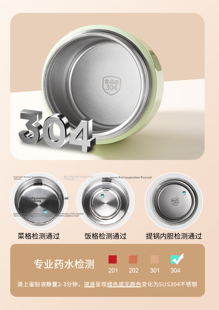 Ymer Double-Layer Insulated Lunch Box with Extended Handle, Stainless Steel Soup Container and Bowl for Office Workers and Students, New Model 17