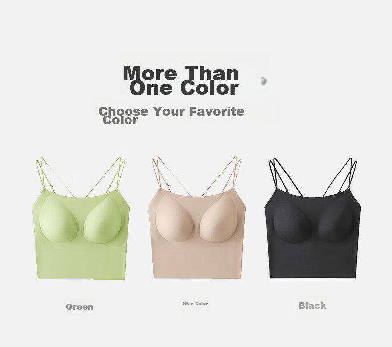 Maniform Comfortable Short Back Support Padded Vest Women's Innerwear Basic Camisole 20400367 8