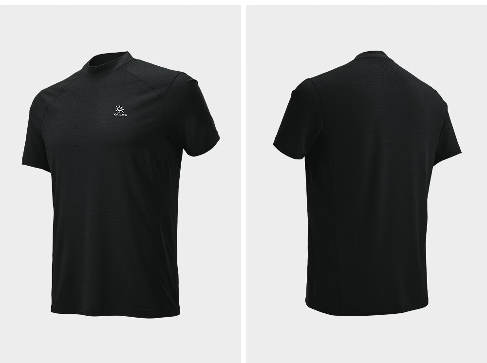KAILAS XM1 Merino Wool Crew Neck Short Sleeve Men's Quick-Dry T-Shirt Outdoor Hiking Breathable Quick-Dry Shirt 16