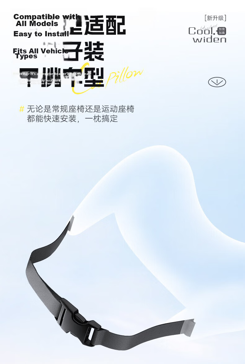 Zhiguozhe Car Lumbar Support Cushion Memory Foam Breathable Seat Backrest Pillow for Driving and Long Sitting 18