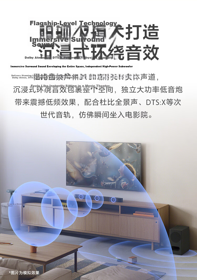 SONY HT-A3000, 3.1 Channel, Integrated Dolby Atmos, Soundbar, 360 Smart Dome, Home Theater, Soundbar, Bluetooth, TV Speaker 7