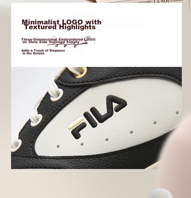 FILA Official Men's CAMPUS 1S Couple Sneakers Square Sole 1S White Casual Shoes 6