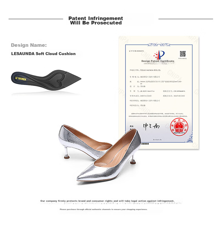 Laird & Dane 2026 Summer New Elegant Pointed Toe Commuter Wedding Shoes French Genuine Leather High Heels Women 7M61603 20