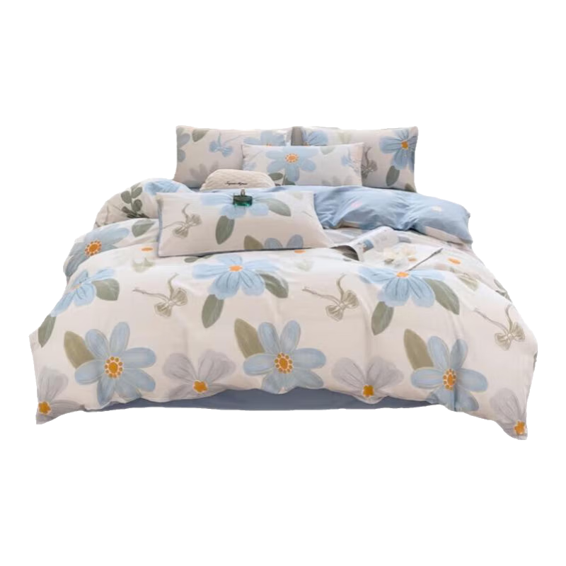 Grace Class 7A Antibacterial Pure Cotton Duvet Cover, Double Size, All-Cotton Bedding Cover, Anti-Dirt Quilt, 200x230cm, Yumohua Kai