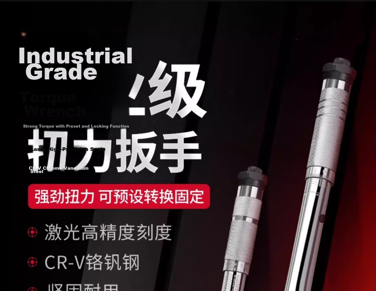 HUGE Torque Wrench 1/2" (1/2-28-210Nm) Torque Ratchet Wrench Dual Direction 72-Tooth Ratchet 1