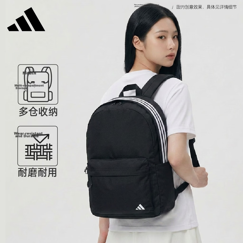Adidas Unisex Sports Style Series UNI VAL 3 BP Backpack KZ2250 Black NS 2