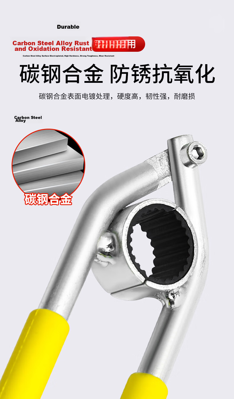 Junwen Faucet Aerator Wrench Bathroom Basin Kitchen Sink Spray Nozzle Filter Removal Tool 2