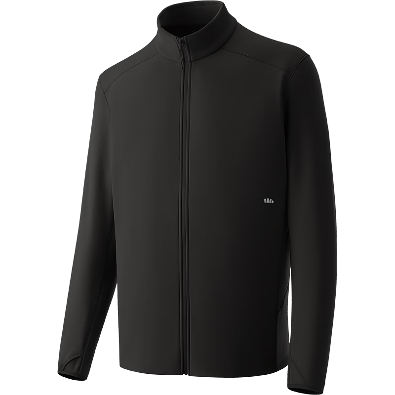 Beneunder Men's Jacket Windproof Fleece Liner Outdoor Softshell High Elasticity PM133 Light Gray Blue L