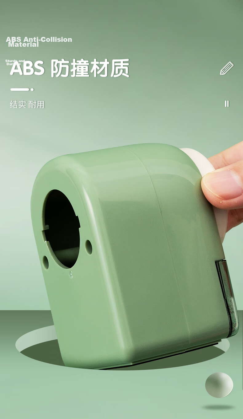 M&G Stationery Manual Pencil Sharpener Automatic Lead Feeding for Primary School Students Green APS906M3 5