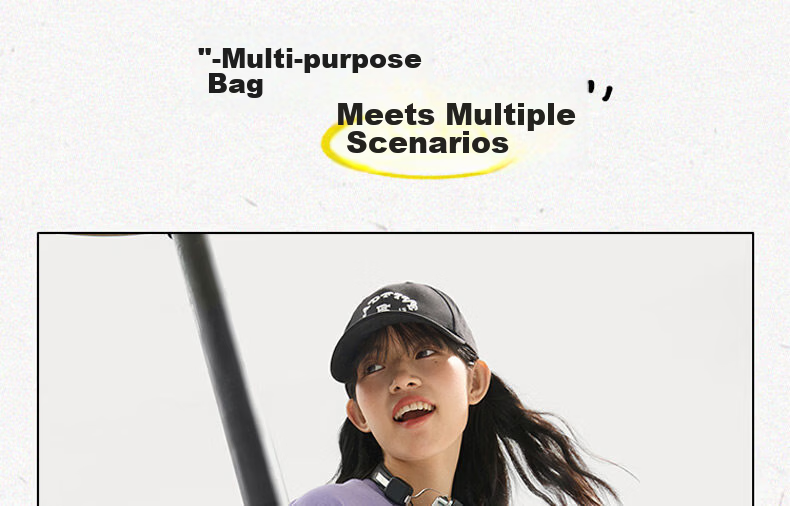 LI-NING Crossbody Chest Bag Men's Running Shoulder Bag Women's Travel Large Capacity Casual Portable Small Bag Gift for Men 15
