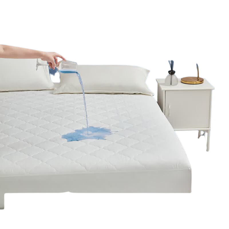 Luolaikids Mattress Protector Washable Antibacterial Waterproof Mattress Cover Gray 0.9m Bed
