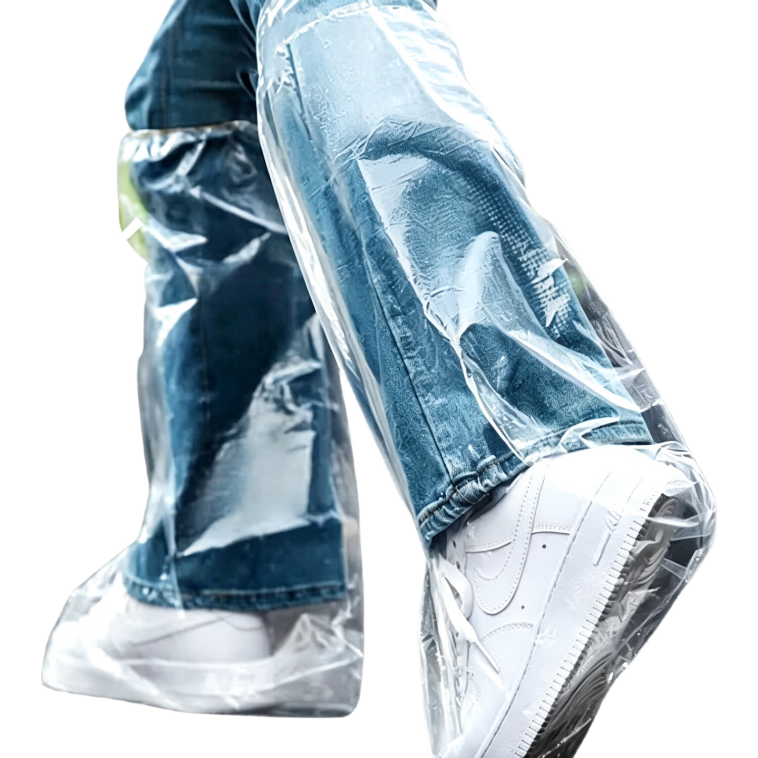 Zhimei Disposable Rain Shoe Covers Thickened Waterproof Anti-Sand Non-Slip Long Boots Portable Unisex Adult