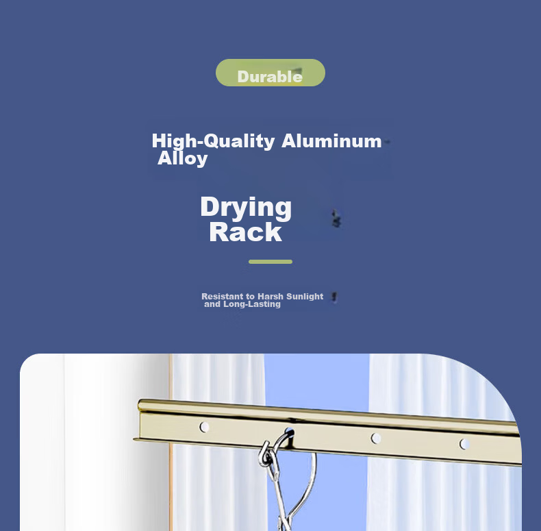 40,000 Kilometers Aluminum Alloy Sock Drying Rack Multi-Clip Clothes Hanger Balcony Household Multi-Functional Underwear Clip 36 Clips 1