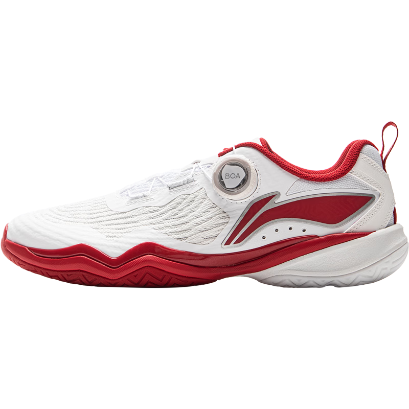 Li-Ning Table Tennis Shoes MAGE 2.0 BOA Dial Breathable Non-Slip Sports Shoes National Team Style for Men And Women, White/blue 41