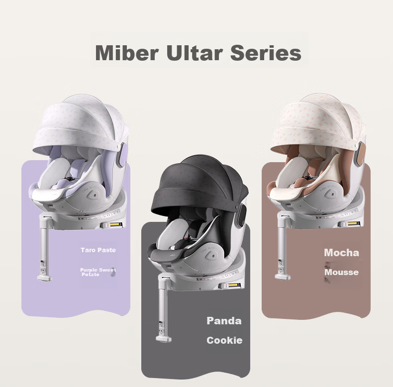 Miber Ultra Newborn Baby Child Safety Car Seat Adjustable Recline 0-12 Years Ventilated 24
