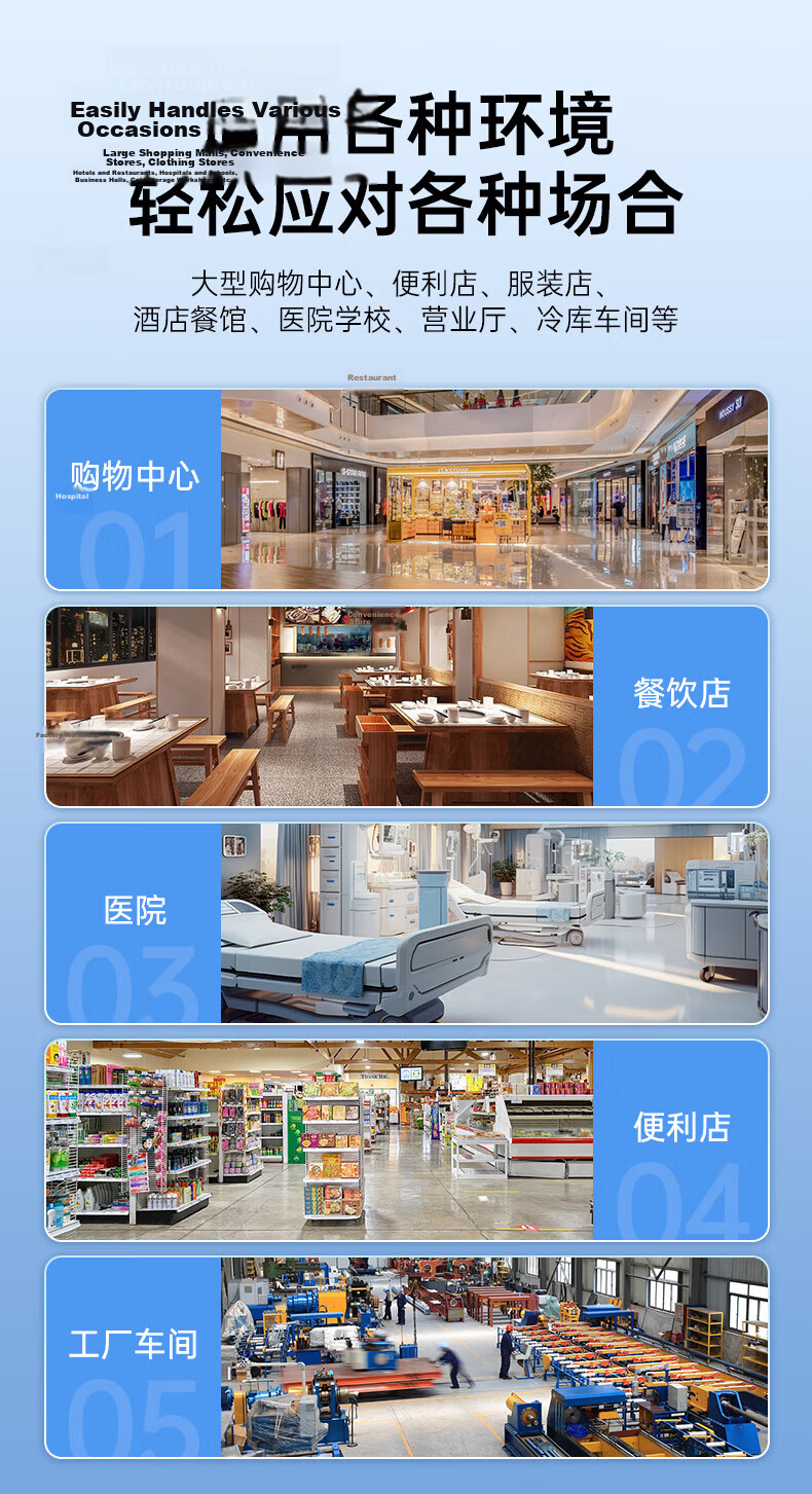 Diamond Brand Air Curtain Commercial Air Door Industrial Air Fan Wall-Mounted 1.5m Button Model FM3015-G 14