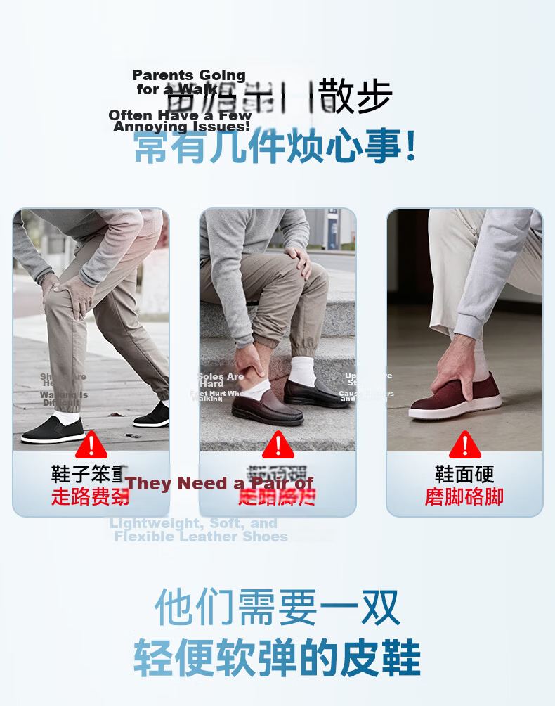 Zulijian Elderly Shoes 2026 Summer New Hollow Mary Jane Shoes Magic Tape Breathable Lightweight Soft Sole Comfortable Casual Leather Shoes 3