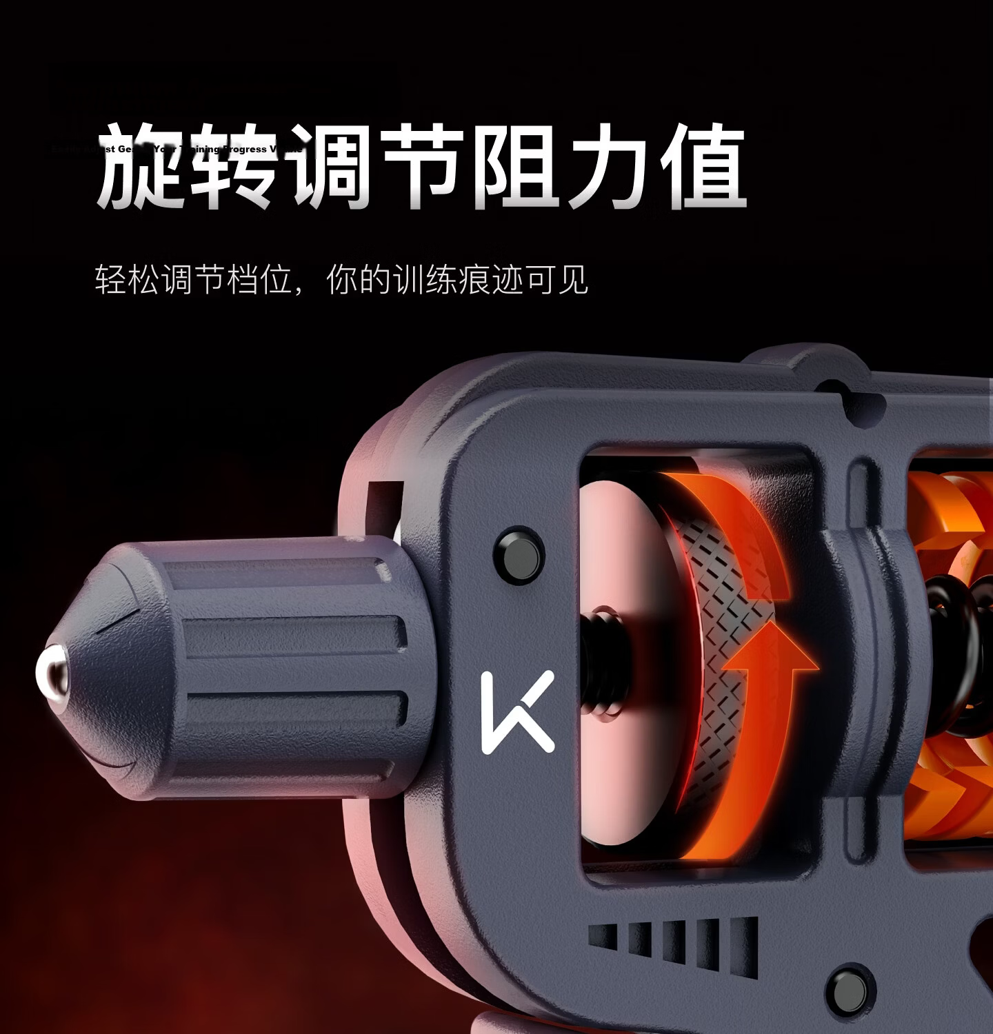 Keep Adjustable Hand Grip Strengthener with Counter Ergonomic H-Shape Wrist and Arm Rehabilitation Trainer for Men and Women Counting Model 10
