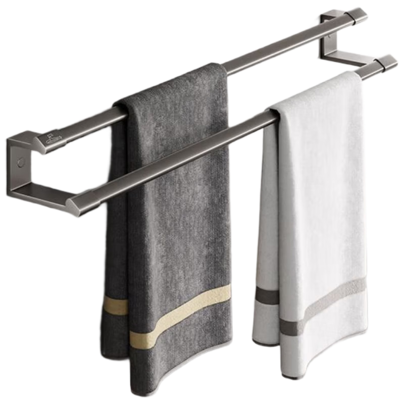 Submarine Bathroom Towel Rack Wall-Mounted Storage Shelf QSTY017260G