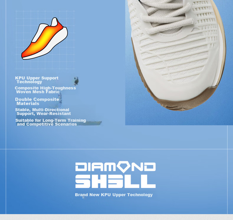 361° Stable Grip Tennis Shoes Men Summer Breathable Badminton Shoes Women Sports Non-Slip Wear-Resistant Couple 672634401-12 14