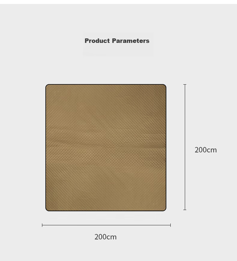 CAMEL Outdoor Mat, Picnic Mat, Camping Mat, Moisture-Proof Mat for Outdoor Cooking, Tent Mat, Outdoor Picnic Blanket, Sleeping Pad, Ground Mat 8