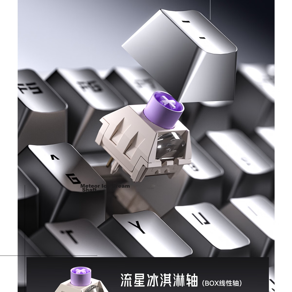 AULA Nova98 Gasket Structure Mechanical Keyboard Custom Dual 8K Tri-Mode Wireless Wired Bluetooth 99-Key Hot-Swappable Gaming Office Moon Rock Gray 26