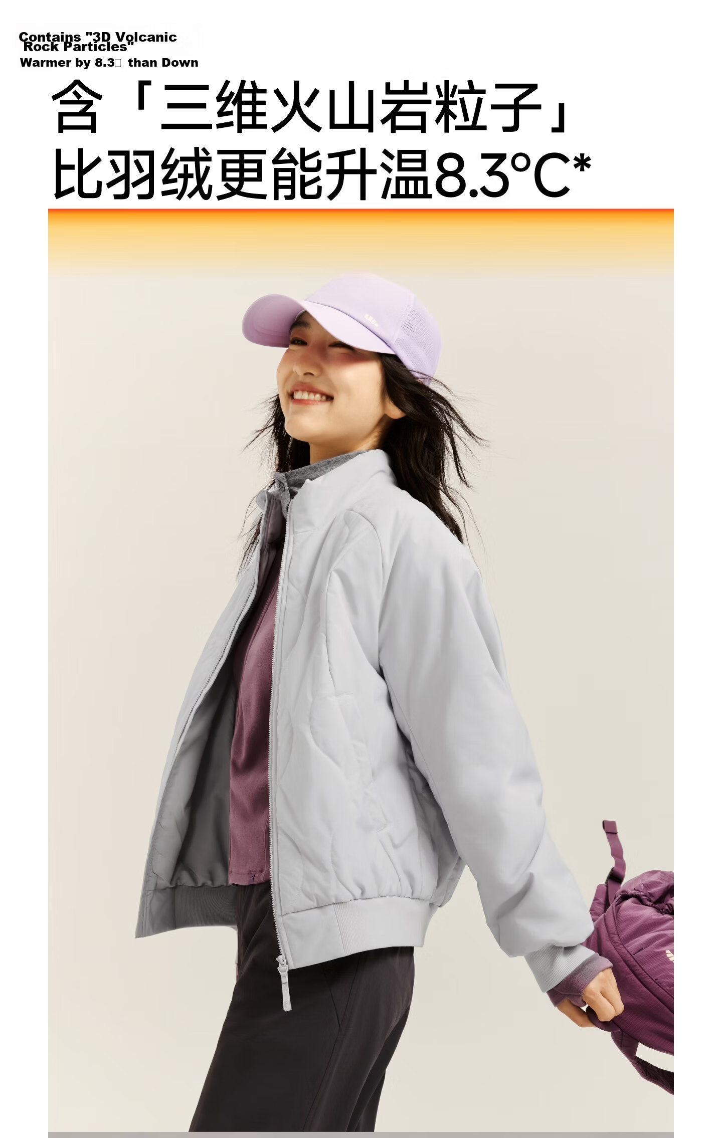 Beneunder Women's down Jacket, Pilot Style, Warm, Machine Washable, Lightweight Cotton Coat, New Model CL026, Feathers-Like Filling 9