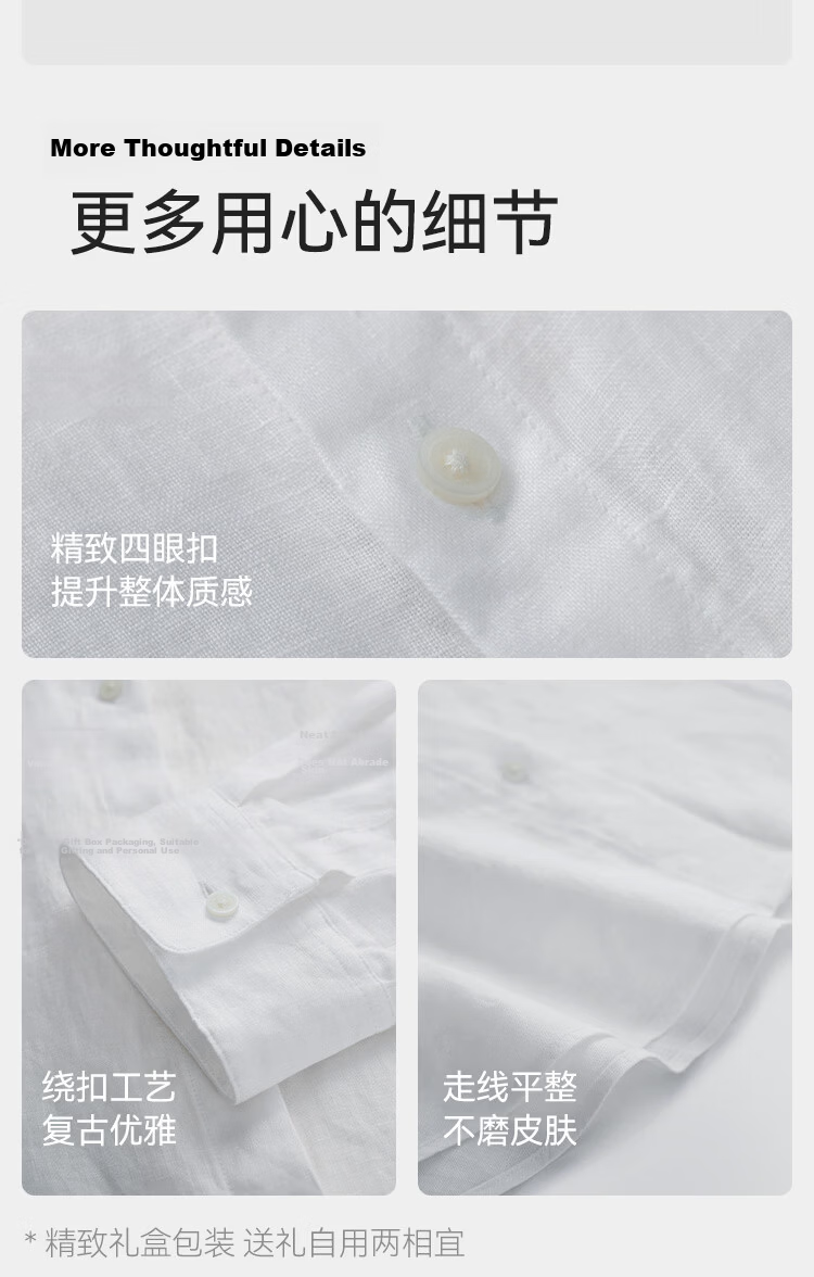 JD Jingzao Linen Shirt Luxury Vintage Style Women's Shirt 2026 New Spring Autumn High-End Long Sleeve Pink XS 14