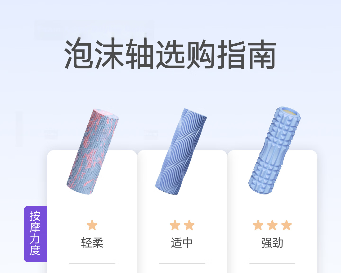 Keep Foam Roller Floating Point Beginner Solid Massage Muscle Relaxation Yoga Stick Ink Wash White Space 26