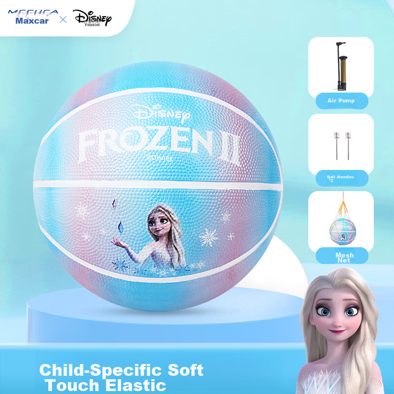 Disney Toy Ball Children's Size 5 Youth Girls Gift Foam Rubber Basketball - Frozen Series