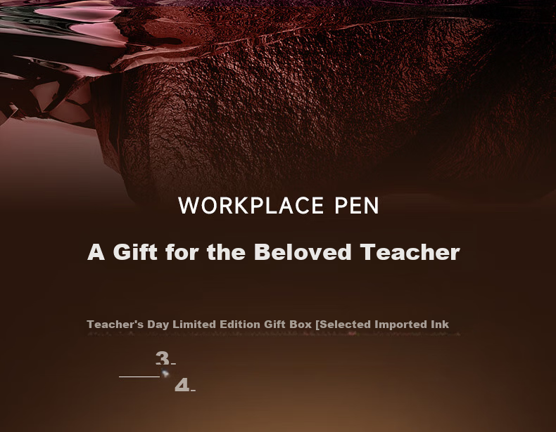 MONTAGUT Qixi Festival Gift Black Pen for Teachers High-End Practical Elegant Commemorative Gift Lingzhi Series 2