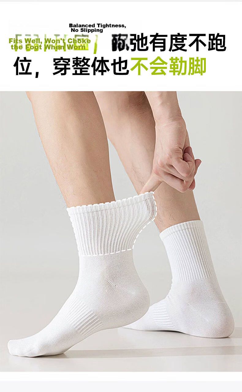 Deanqi Disposable Socks Unisex Men Women No-Wash Daily Use Gray Ankle Socks 5 Pairs 5