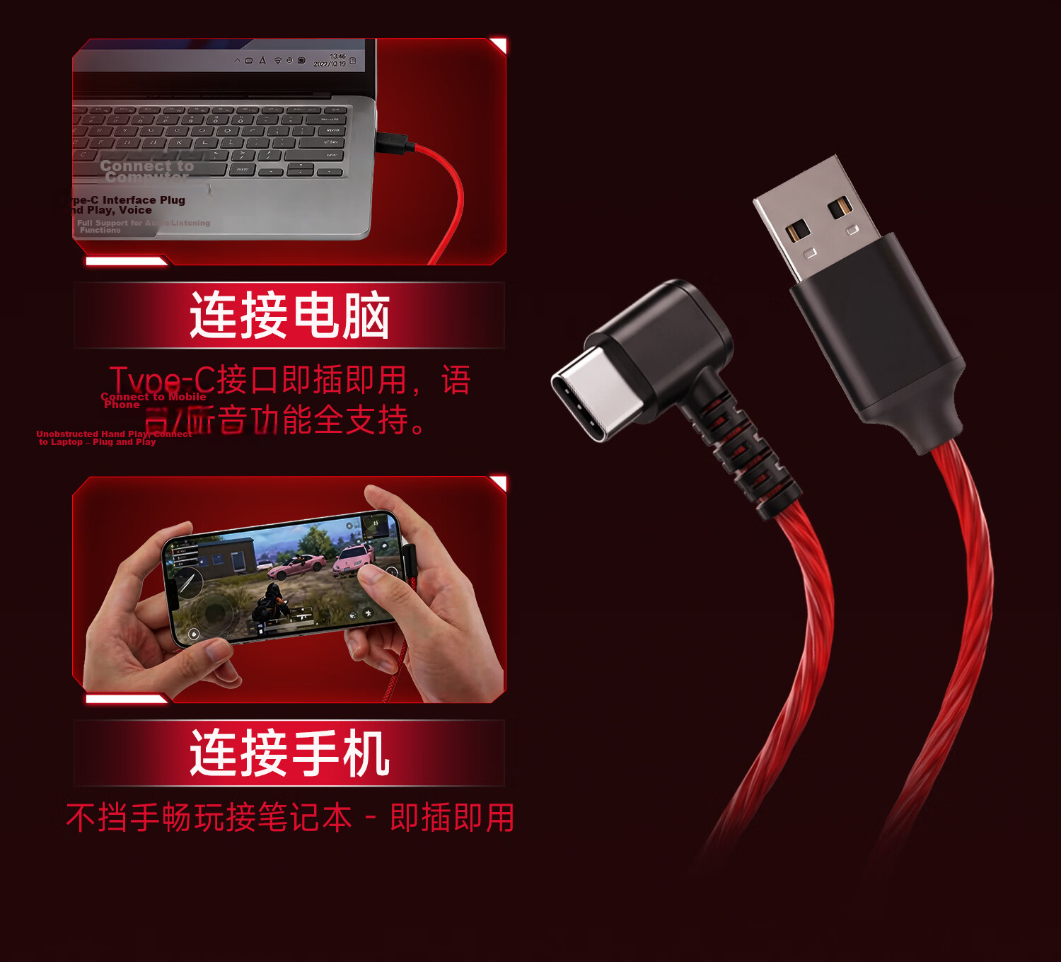 COLORFIRE Rainbow 2026 New Release Pursuit Sound Gaming 7.1 Wired Semi-In-Ear Headset Delta Operation Valorant PC FPS Mobile PUBG Positional Audio 20