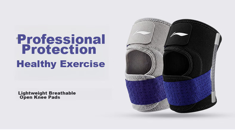 LI-NING Knee Brace Sports Meniscus Summer Lightweight Skin-Friendly Arthritis Injury Running Mountaineering Patella Knee Support 1