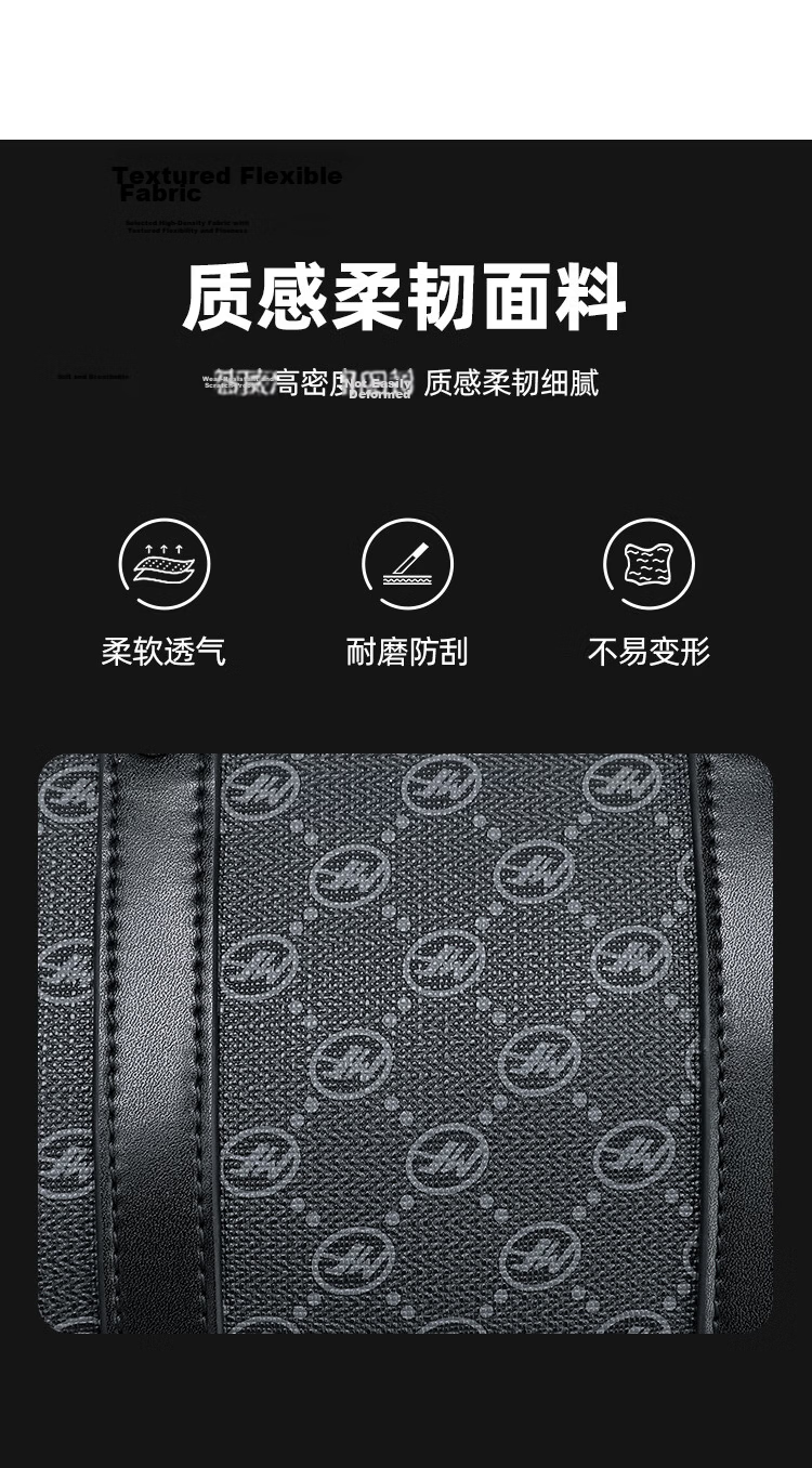Mark Fairwhale Men's Shoulder Crossbody Bag Large Capacity Handheld Commuter Business Gym Travel Simple Printed Backpack 8