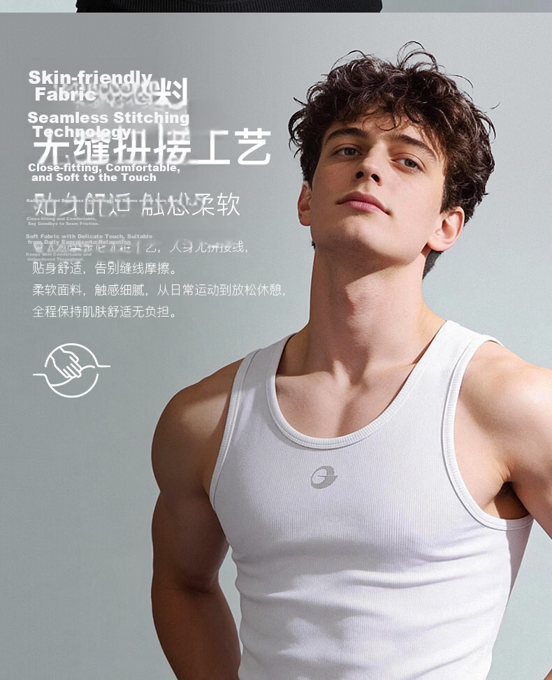 GOLOVEJOY Men's Quick-Dry Fitness Tank Top Running Sleeveless T-Shirt Compression Muscle Shirt Black L 8