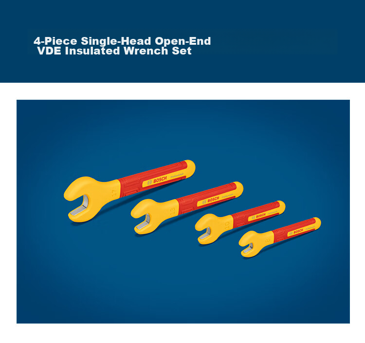 Bosch Single-Head Open-End VDE Insulated Wrench 8MM 7