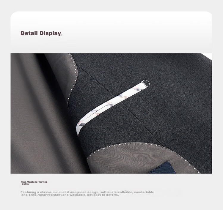 Shirt Lao Luo [President T2] Notched Lapel Zero-Dye Colorfast Easy-Care Business Suit Jacket 247B0S508N 11
