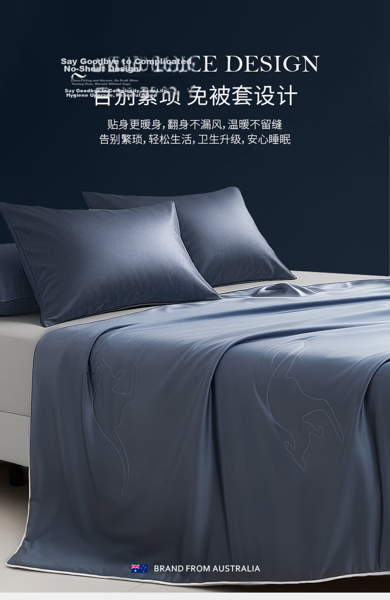 AusGolden Autley 7A Antibacterial Tencel Fiber Summer Quilt Baby-Grade Washable Machine Washable Dual-Sense Quilt 200*230cm 10