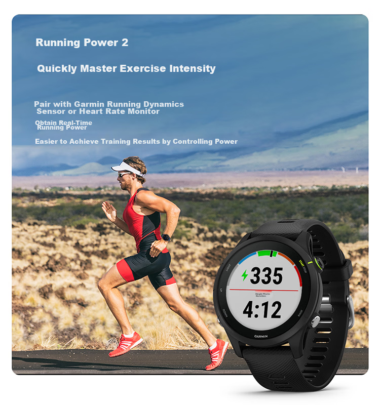 GARMIN Forerunner 965 Midnight Black, Heart Rate Running Ironman Outdoor Sports Smartwatch, Birthday Gift 10