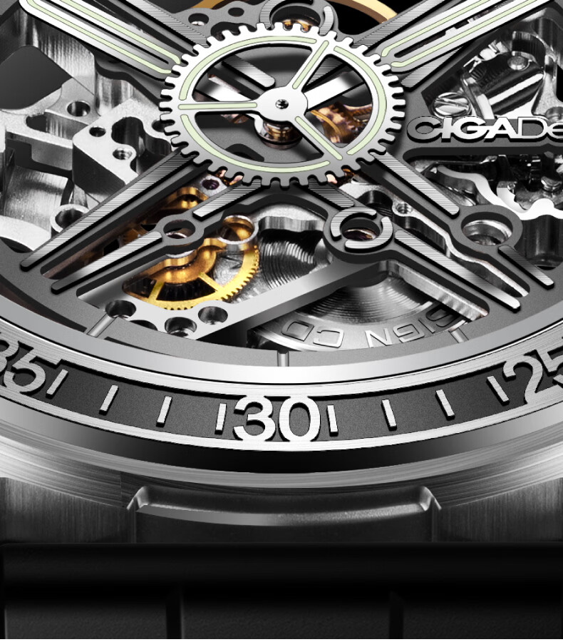 CIGA Design Jijia Fengmang Series Mechanical Wristwatch, Magic Titanium Version, One Watch Three Wear Styles, Fashion Men's Watch, Birthday Gift 16