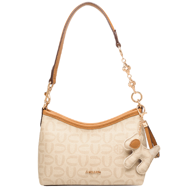 Aokang Women's New Fashion Underarm Bag Commuter Versatile Shoulder Crossbody Bag Birthday Gift High-End Feel for Girlfriend Wife