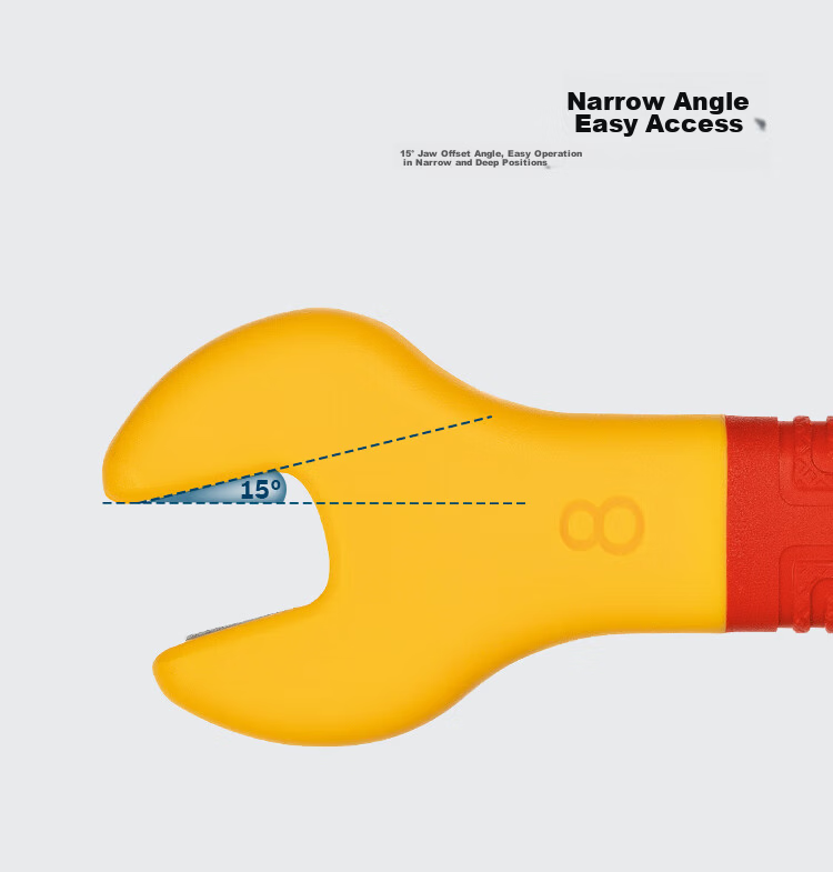Bosch Single-Head Open-End VDE Insulated Wrench 8MM 4