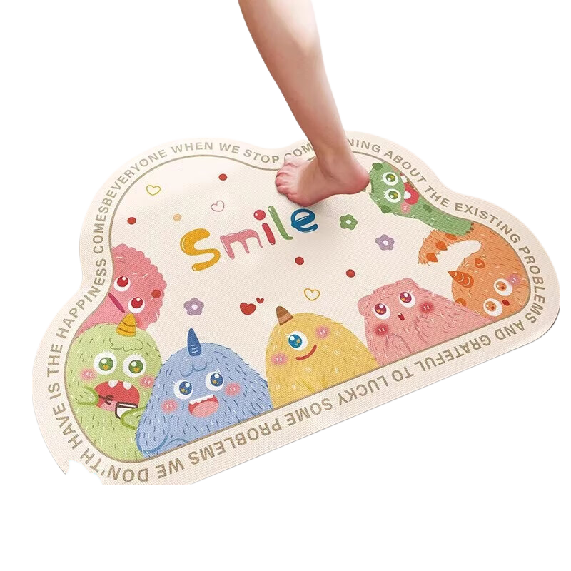 Yinshang Bathroom Mat Diatomaceous Earth Toilet Non-Slip Floor Mat Washroom Door Mat Customizable